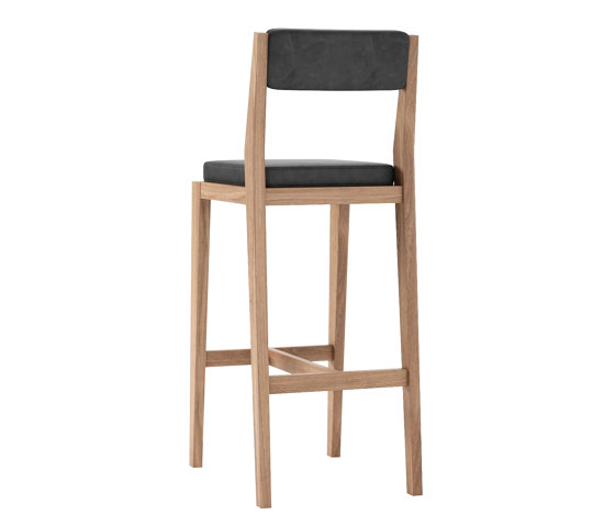 Nouveau Bistro BISTRO BARSTOOL CHAIR (BLACK) | Bar stools | Karpenter