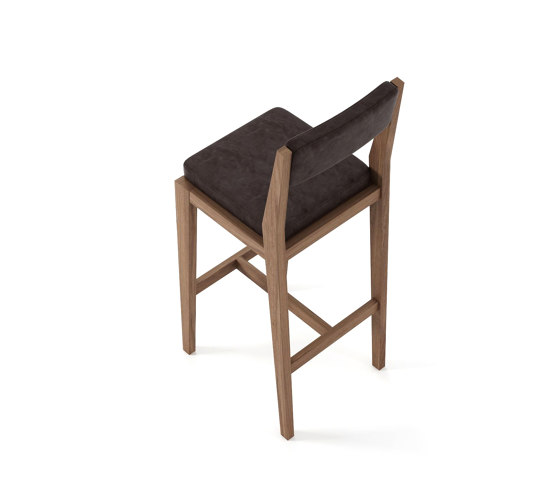 Nouveau Bistro BISTRO BARSTOOL CHAIR (DARK BROWNIE) | Bar stools | Karpenter