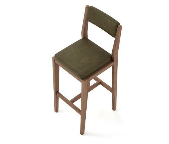 Nouveau Bistro BISTRO BARSTOOL CHAIR (OLIVE GREEN) | Bar stools | Karpenter