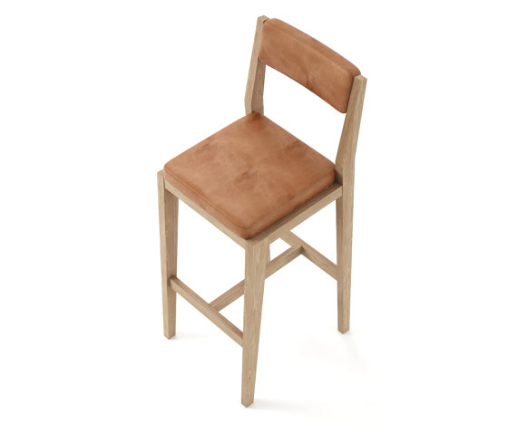Nouveau Bistro BISTRO BARSTOO; CHAIR (TAN COGNAC) | Bar stools | Karpenter