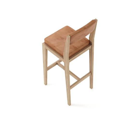 Nouveau Bistro BISTRO BARSTOO; CHAIR (TAN COGNAC) | Bar stools | Karpenter