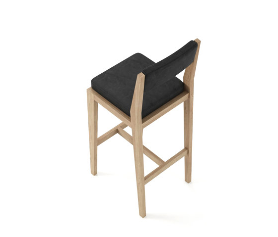 Nouveau Bistro BISTRO BARSTOOL CHAIR (BLACK) | Bar stools | Karpenter