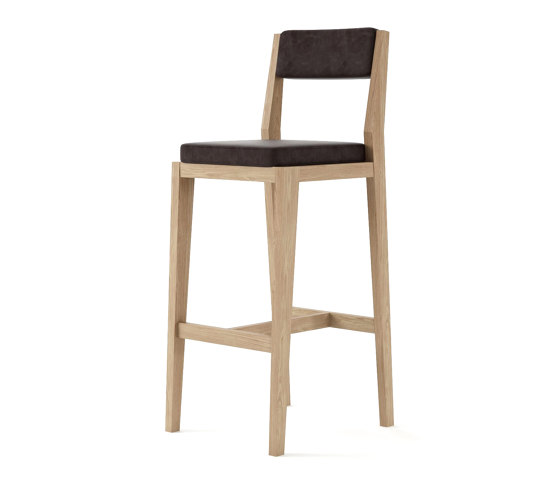 Nouveau Bistro BISTRO BARSTOOL CHAIR (DARK BROWNIE) | Bar stools | Karpenter