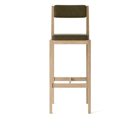 Nouveau Bistro BISTRO BARSTOOL CHAIR (OLIVE GREEN) | Bar stools | Karpenter