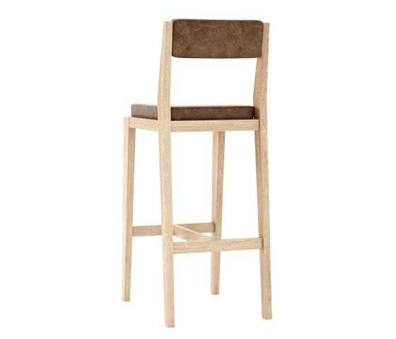 Nouveau Bistro BISTRO BARSTOOL CHAIR (VINTAGE BROWN) | Bar stools | Karpenter
