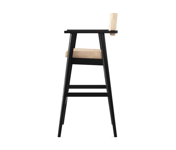 Vintage ARM BARSTOOL W/ LEATHER (NATURAL) | Bar stools | Karpenter