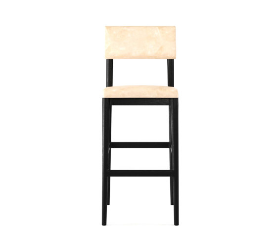 Vintage BARSTOOL W/ LEATHER (NATURAL) | Bar stools | Karpenter