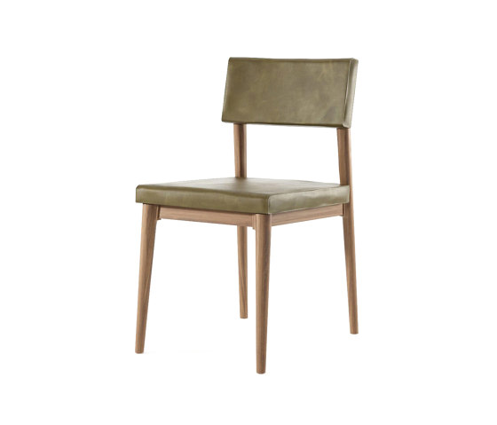 Vintage CHAIR W/ LEATHER (OLIVE GREEN) | Chaises | Karpenter