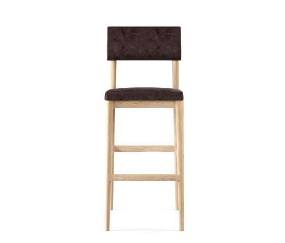 Vintage BARSTOOL W/ LEATHER (DARK BROWNIE) | Bar stools | Karpenter