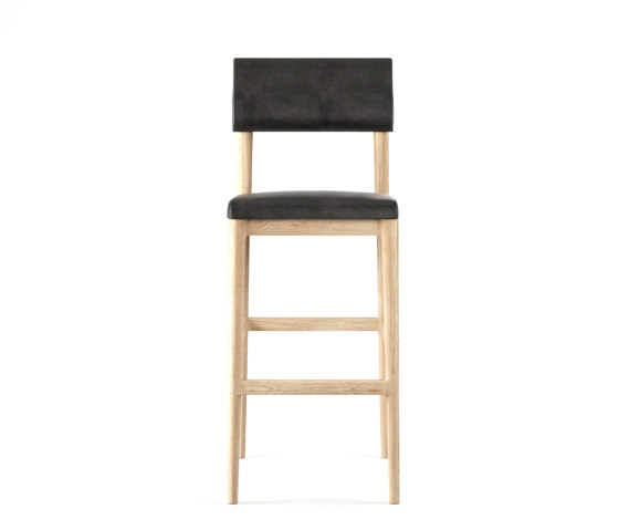 Vintage BARSTOOL W/ LEATHER (VINTAGE BLACK) | Bar stools | Karpenter