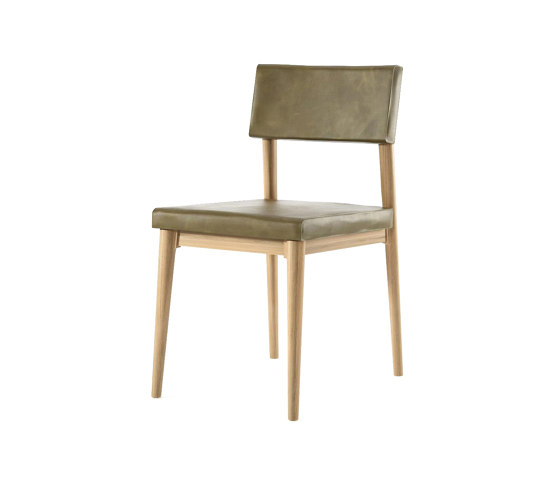 Vintage CHAIR W/ LEATHER (OLIVE GREEN) | Chairs | Karpenter