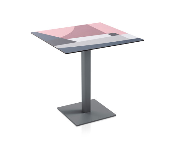 Abstrakt Mona 80x80 Table 1 | Tables de bistrot | Diabla
