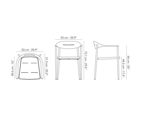 Kudos bistro chair | Chaises | Jardinico