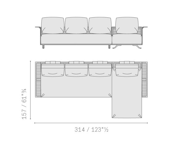 Solaria | Modular sofa | Sofas | Poltrona Frau