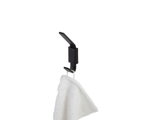 Frame Full Black | Towel Hook Double Black | Towel rails | Geesa