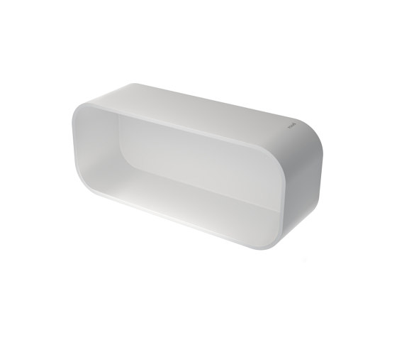 Frame White Chrome | Shower Basket / Bathroom Shelf 25cm White | Bath shelves | Geesa