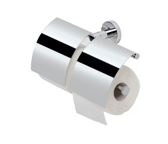 Hotel | Porte-Rouleau Papier Toilette Avec Rabat Double Chrome | Distributeurs de papier toilette | Geesa