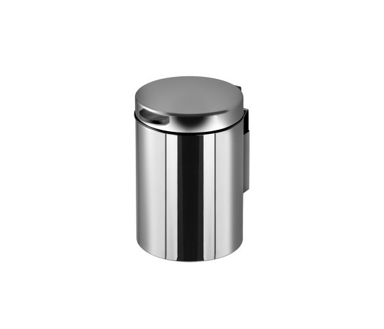 Hotel | Rubbish Bin Surface-Mounted 3 Liter Chrome | Bath waste bins | Geesa