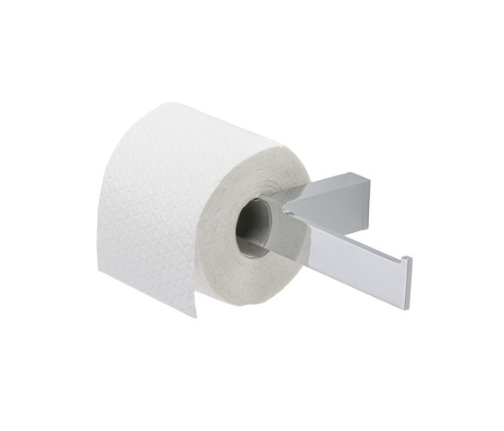 Modern Art | Porte-Rouleau Papier Toilette Sans Rabat Double Chrome | Distributeurs de papier toilette | Geesa