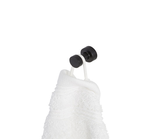 Nemox Black | Towel Hook Black | Towel rails | Geesa