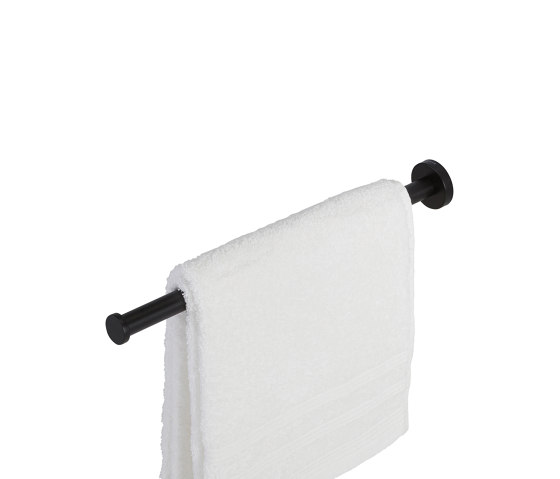 Nemox Black | Towel Rail With 1 Arm Black | Towel rails | Geesa