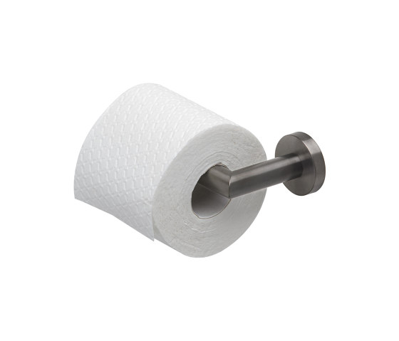 Nemox Brushed Black Metal | Toilettenpapierhalter / Reserverollenhalter Schwarz Metall Gebürstet | Toilettenpapierhalter | Geesa