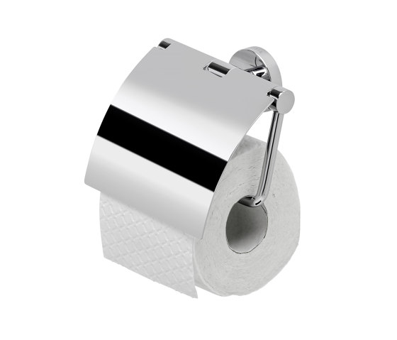 Nemox Chrome | Porte-Rouleau Papier Toilette Avec Rabat Chrome | Distributeurs de papier toilette | Geesa