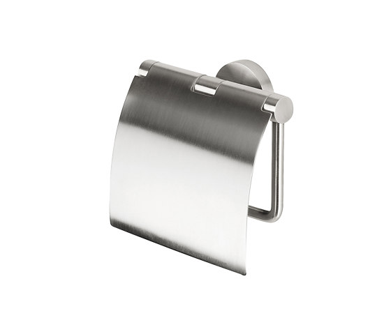Nemox Stainless Steel | Toilet Accessories Set - Toilet Brush And Holder - Toilet Roll Holder With Cover - Towel Hook - Brushed Stainless Steel | Towel rails | Geesa