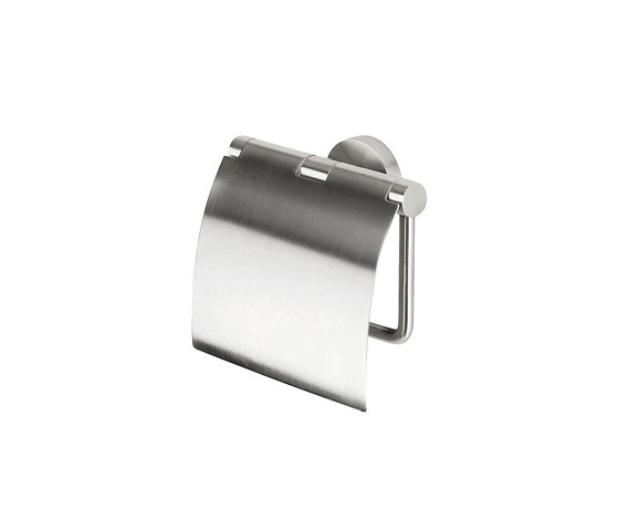 Nemox Stainless Steel | Toilettenpapierhalter Mit Deckel Edelstahl Gebürstet | Toilettenpapierhalter | Geesa