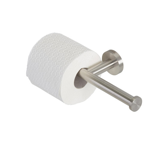 Nemox Stainless Steel | Porte-Rouleau Papier Toilette Sans Rabat Double Acier Inoxydable Brossé | Distributeurs de papier toilette | Geesa