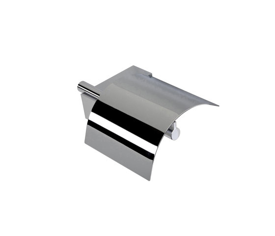 Nexx | Toilet Roll Holder With Cover Chrome | Paper roll holders | Geesa