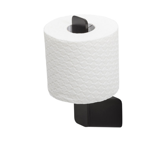 Shift Black | Spare Toilet Roll Holder Black | Paper roll holders | Geesa