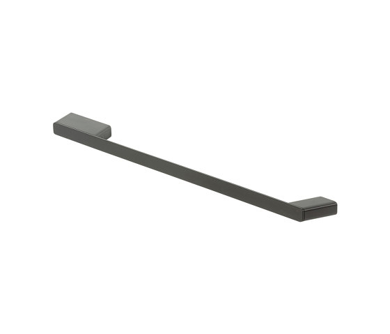 Shift Brushed Metal Black | Towel Rail With Shelf Brushed Metal Black | Towel rails | Geesa