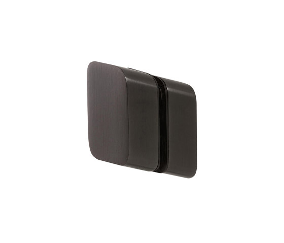 Shift Brushed Metal Black | Shower Door Knob Double-Ended Brushed Metal Black | Knob handles for glass doors | Geesa