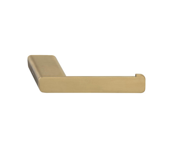 Shift Brushed Gold | Porte-Rouleau Papier Toilette Sans Rabat Avec Motif Triangulaire Or Brossé (Droitier) | Distributeurs de papier toilette | Geesa