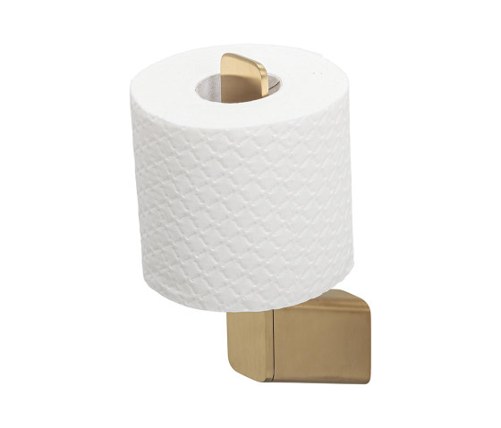 Shift Brushed Gold | Spare Toilet Roll Holder Brushed Gold | Paper roll holders | Geesa