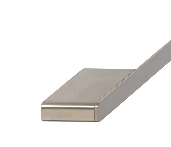 Shift Brushed Stainless Steel | Toallero Con Repisa Acero Inoxidable Cepillado | Estanterías toallas | Geesa