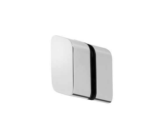 Shift Chrome | Shower Door Knob Double-Ended Chrome | Knob handles for glass doors | Geesa