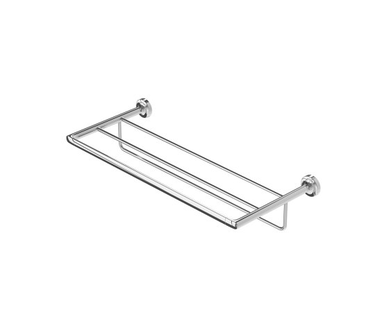 Tone | Towel Rail With Shelf 64.9cm Chrome | Towel rails | Geesa