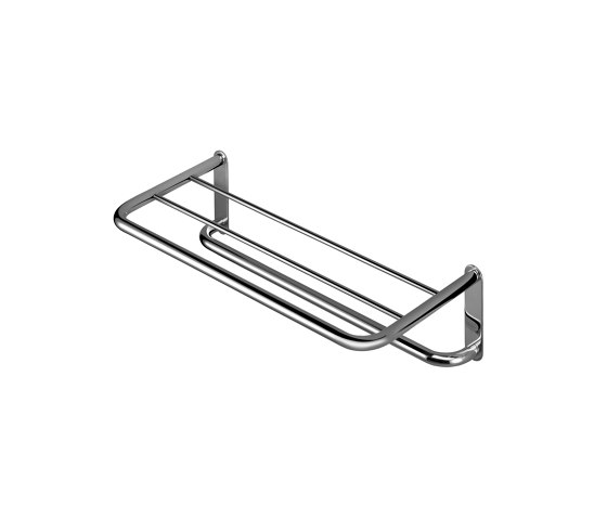 Wynk | Towel Rail With Shelf 61.6cm Chrome | Towel rails | Geesa
