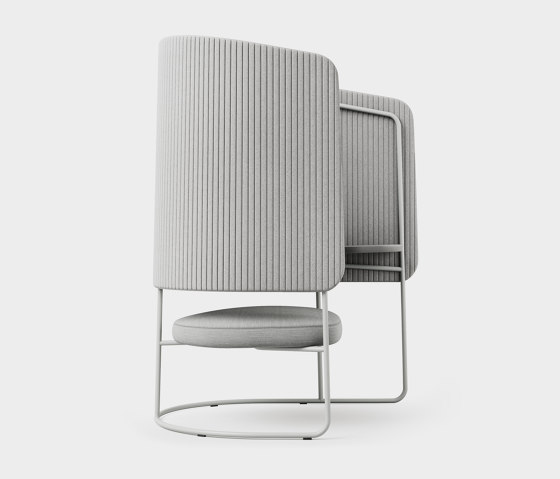 Opus High Back Chair with Table | Fauteuils | +Halle