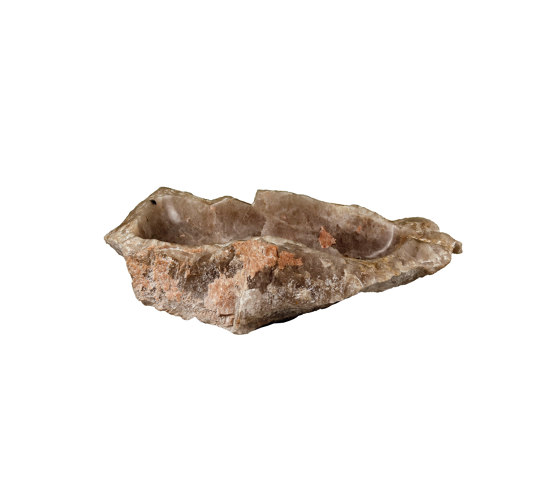 Piedra preciosa | Tero - Lavabo natural de cuarzo ahumado | Lavabos | Panorea Home