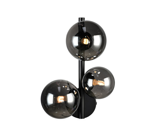 Glasgow Wall Light, smoked glass | Wall lights | Valaisin Grönlund