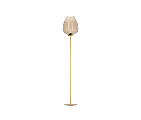 Torch Floor Lamp, brass | Lámparas de pie | Valaisin Grönlund