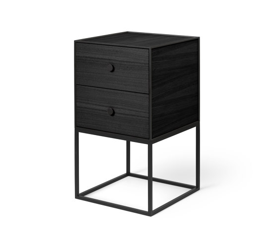 Frame 35 Sideboard With 2 Drawers, Black Stained Ash | Sideboards | Audo Copenhagen
