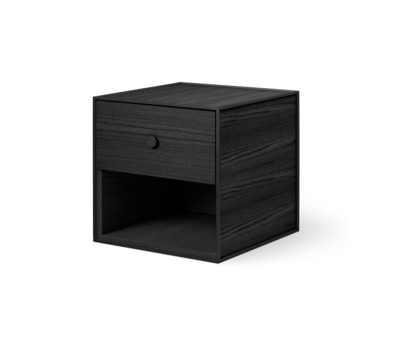 Frame 35 With 1 Drawer, Black Stained Ash | Scaffali | Audo Copenhagen