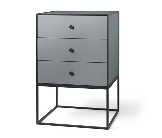 Frame 49 Sideboard With 3 Drawers, Dark Grey | Buffets / Commodes | Audo Copenhagen
