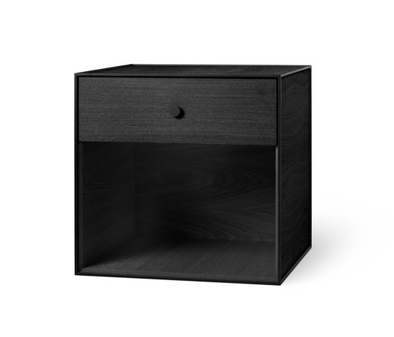 Frame 49 With 1 Drawer, Black Stained Ash | Regale | Audo Copenhagen