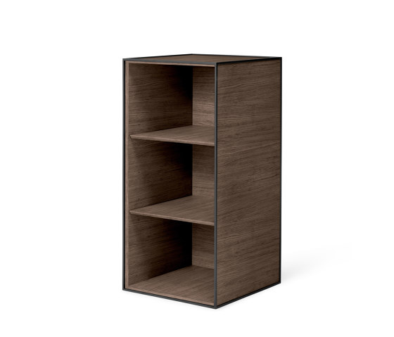 Frame 70 With 2 Shelves, Smoked Oak | Estantería | Audo Copenhagen