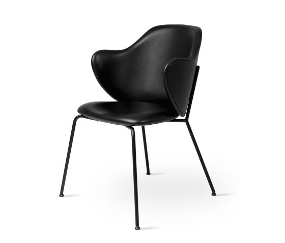 Lassen Chair, Leather Silk Black | Chairs | Audo Copenhagen
